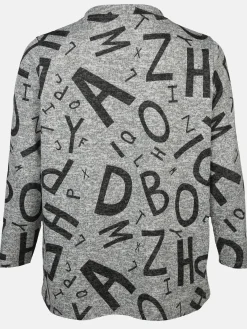 Damen Sonja Blank Große Größen Flauschshirt