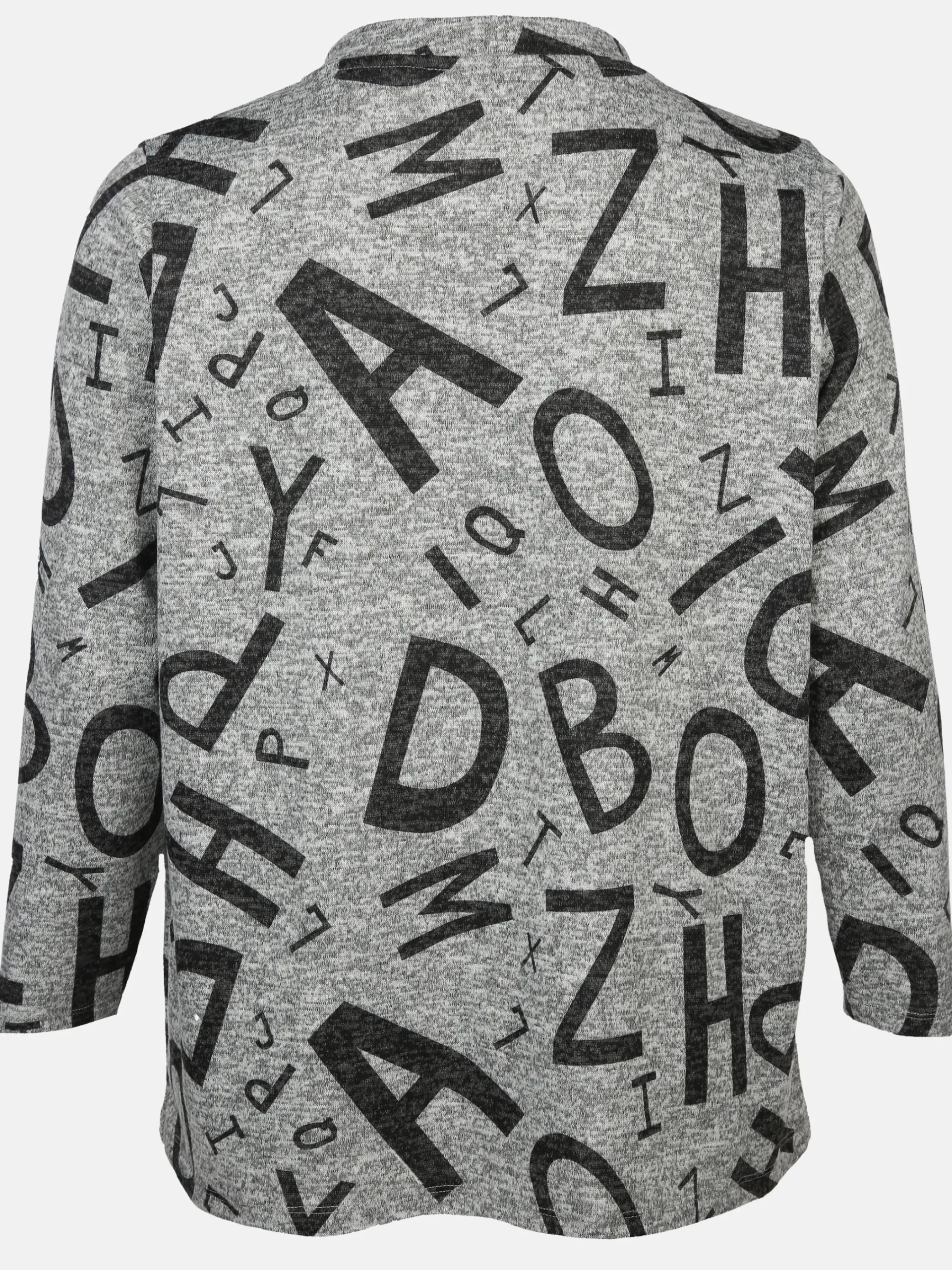 Damen Sonja Blank Große Größen Flauschshirt