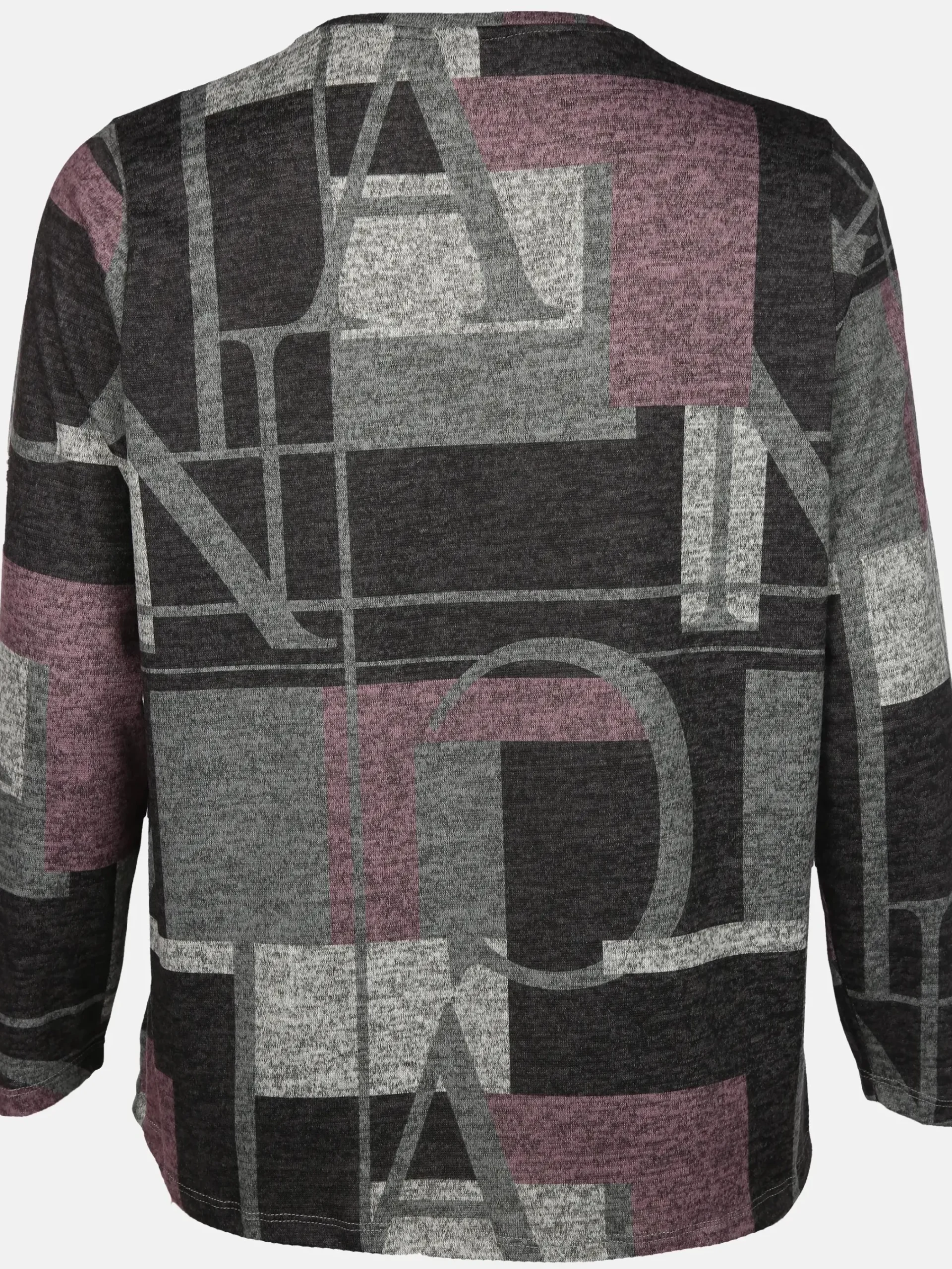 Damen Sonja Blank Große Größen Flauschshirt