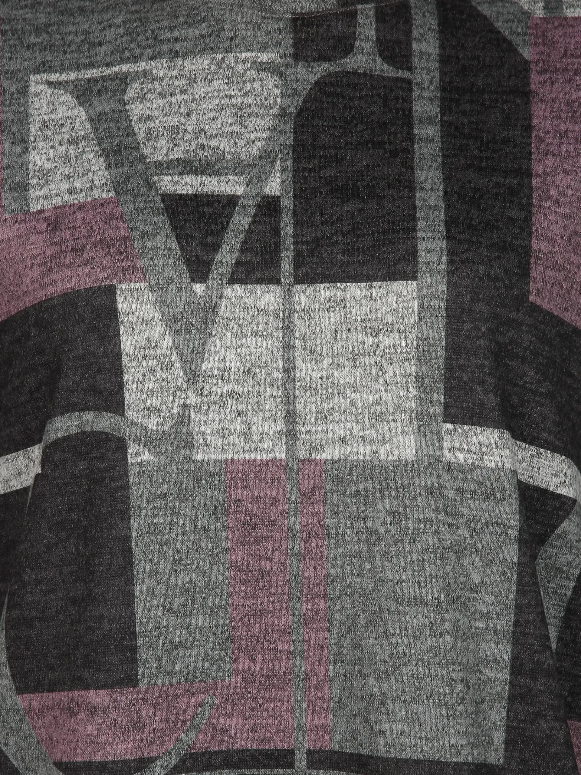 Damen Sonja Blank Große Größen Flauschshirt