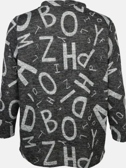 Damen Sonja Blank Große Größen Flauschshirt