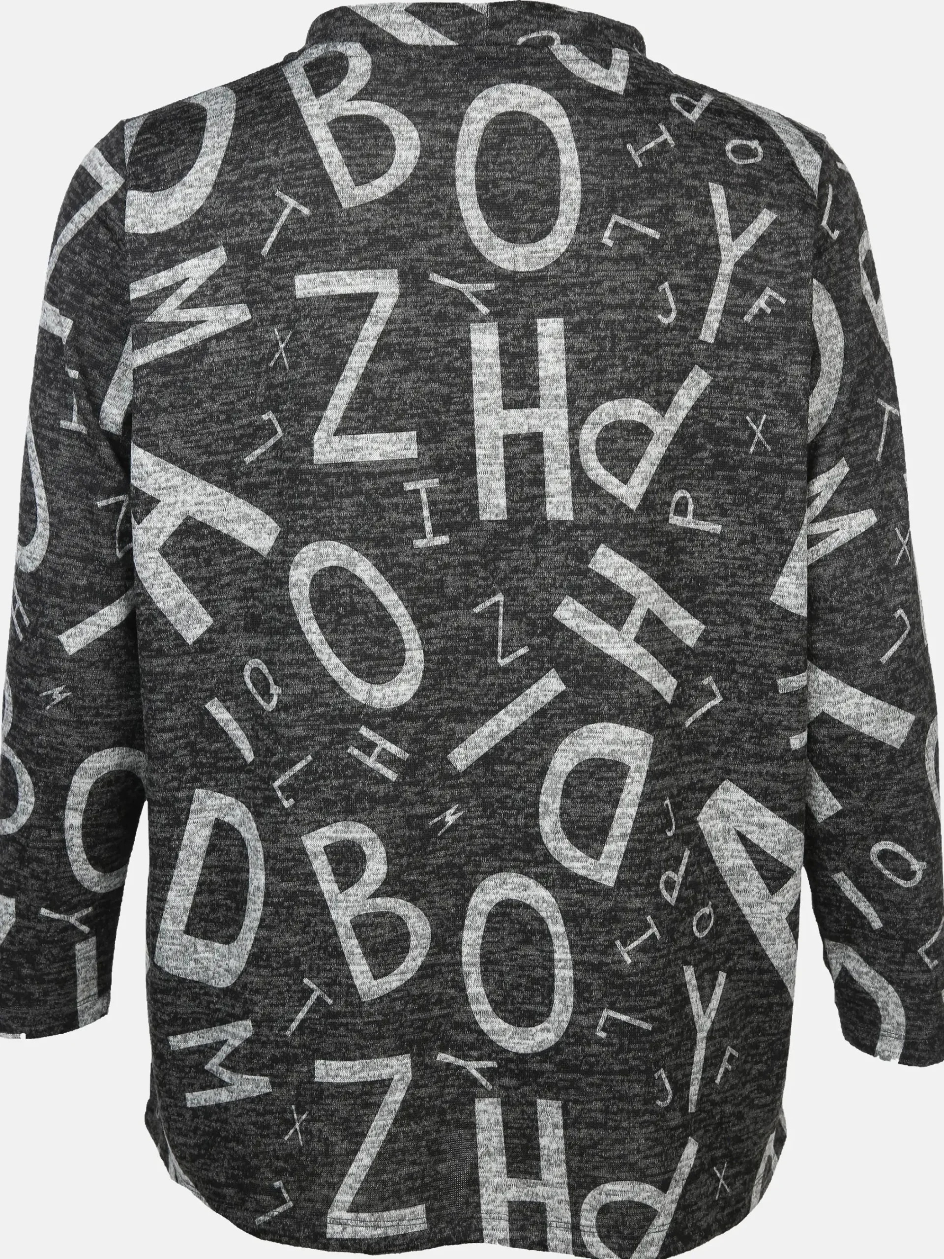 Damen Sonja Blank Große Größen Flauschshirt