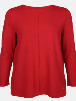 Damen Sonja Blank Große Größen Jacquardshirt