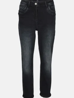 Damen Sonja Blank Große Größen Jeanshose Slimfit