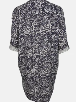 Damen Sonja Blank Große Größen Kleid mit Musterprint