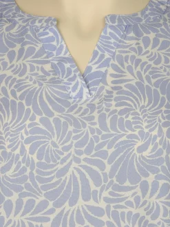 Damen Sonja Blank Große Größen Kleid mit Musterprint