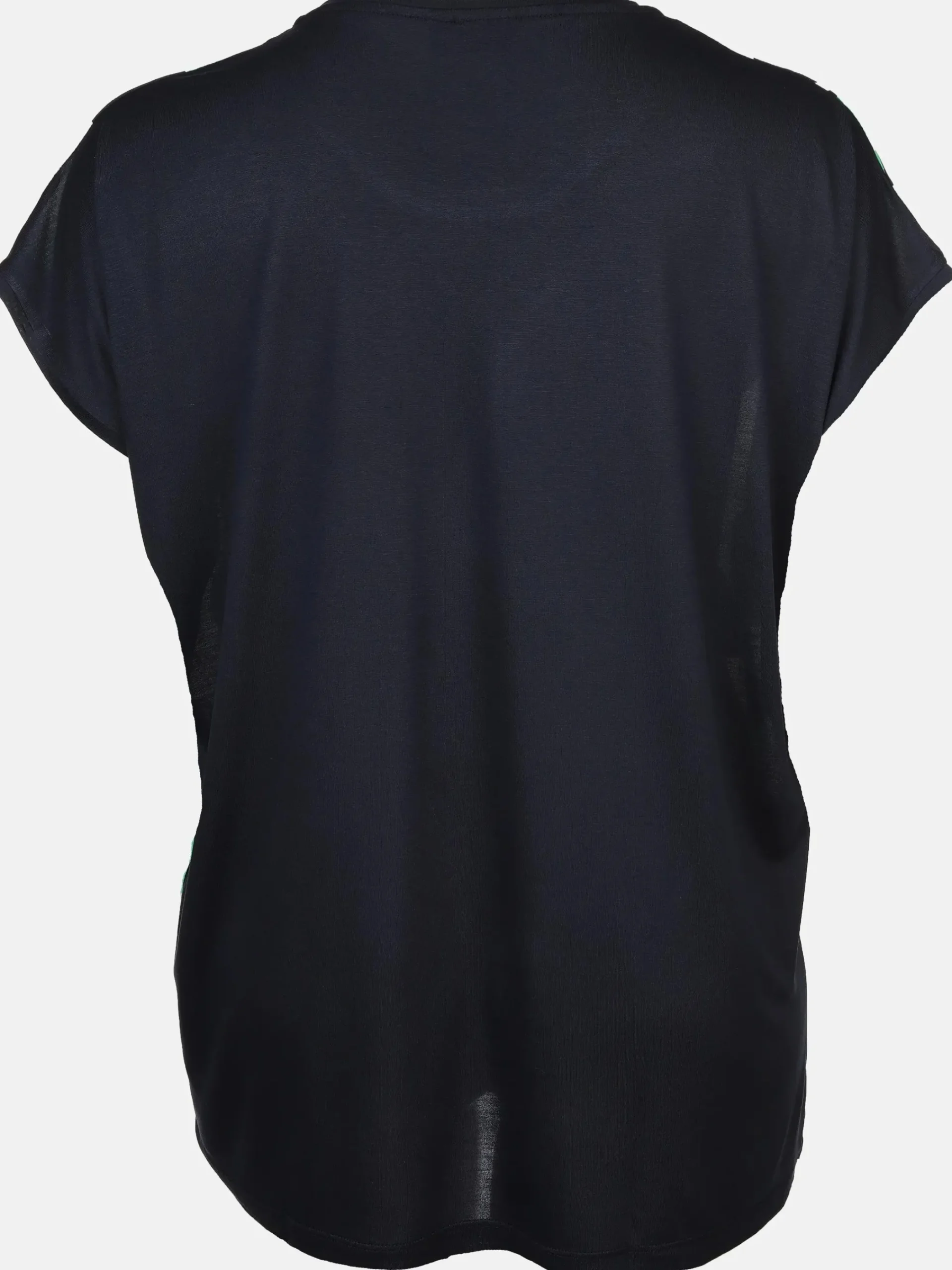 Damen Sonja Blank Große Größen Materialmix-Shirt