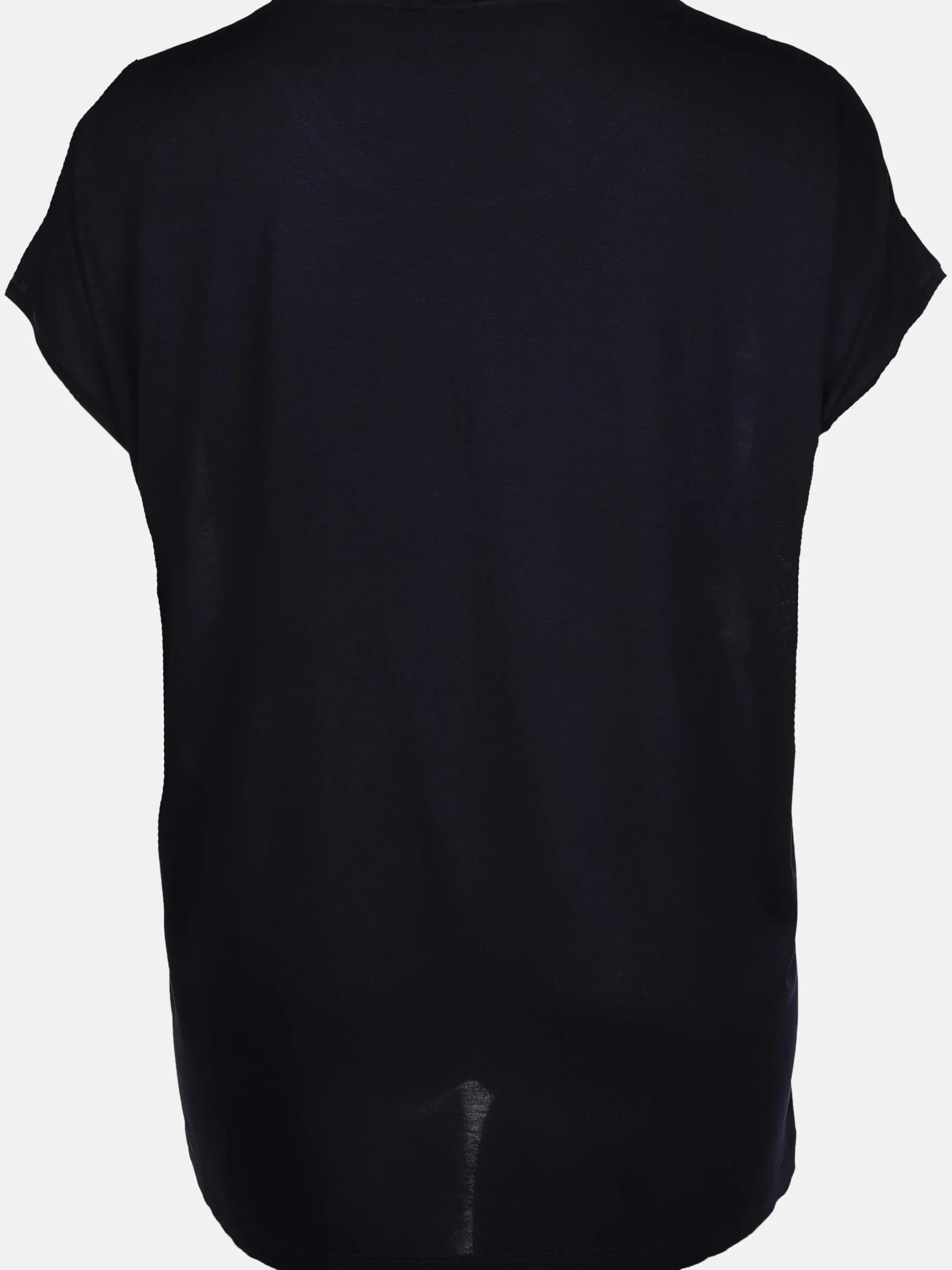 Damen Sonja Blank Große Größen Shirt im Materialmix