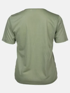 Damen Sonja Blank Große Größen Shirt mit Glitzersteinchen