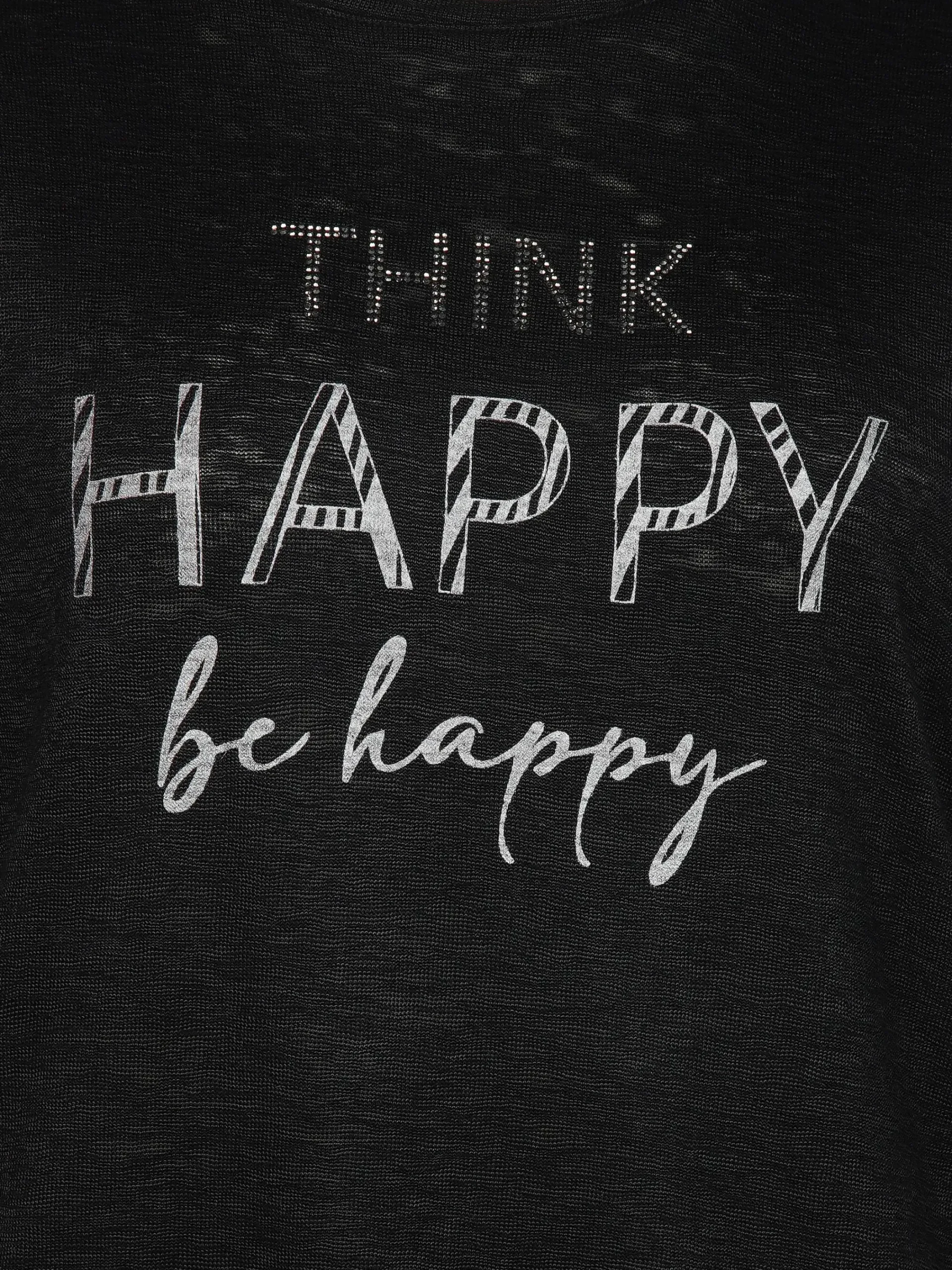 Damen Sonja Blank Große Größen Shirt mit Silberprint