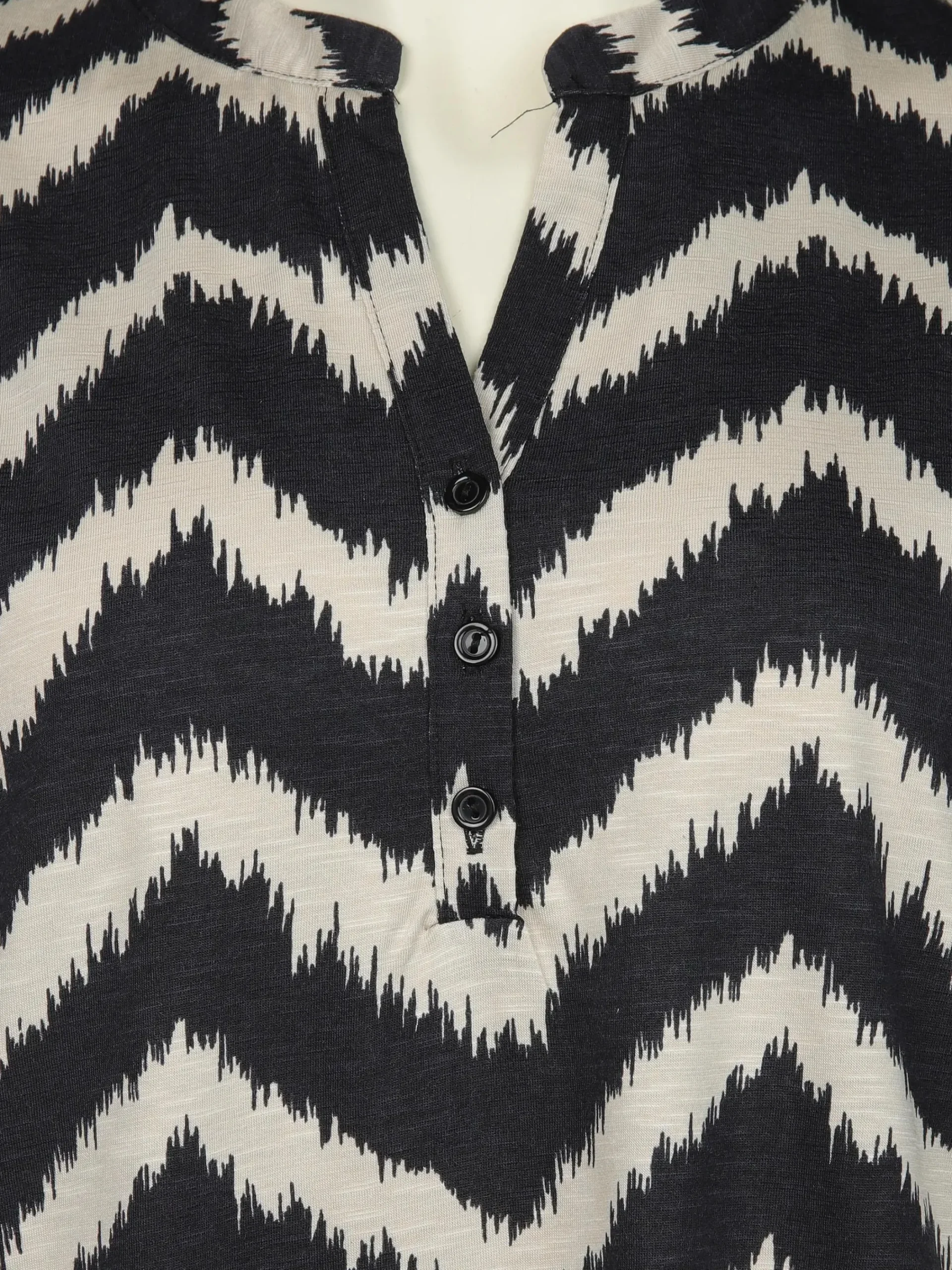 Damen Sonja Blank Große Größen Shirt mit Streifen-Design