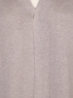 Damen Sonja Blank Große Größen Strickcardigan