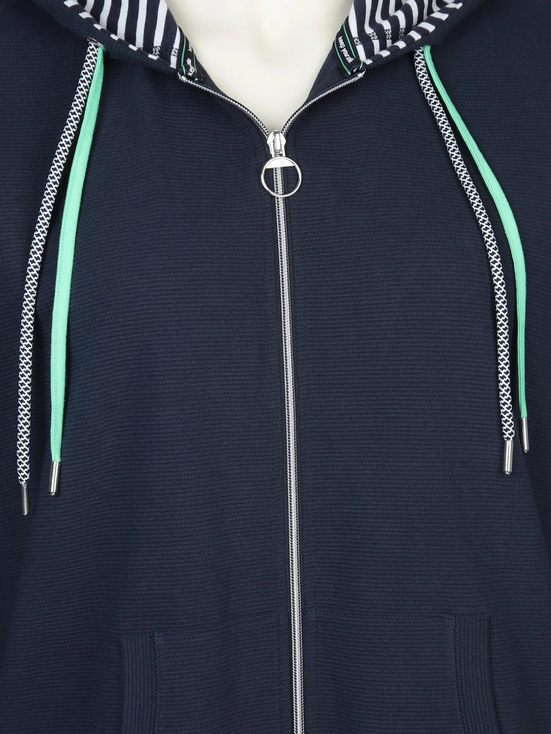 Damen Sonja Blank Große Größen Sweatcardigan