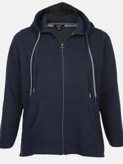 Damen Sonja Blank Große Größen Sweatcardigan