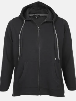 Damen Sonja Blank Große Größen Sweatcardigan