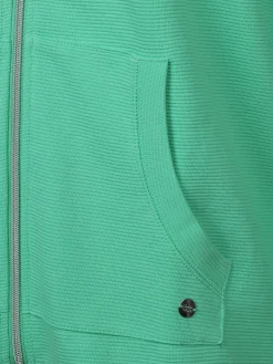 Damen Sonja Blank Große Größen Sweatcardigan