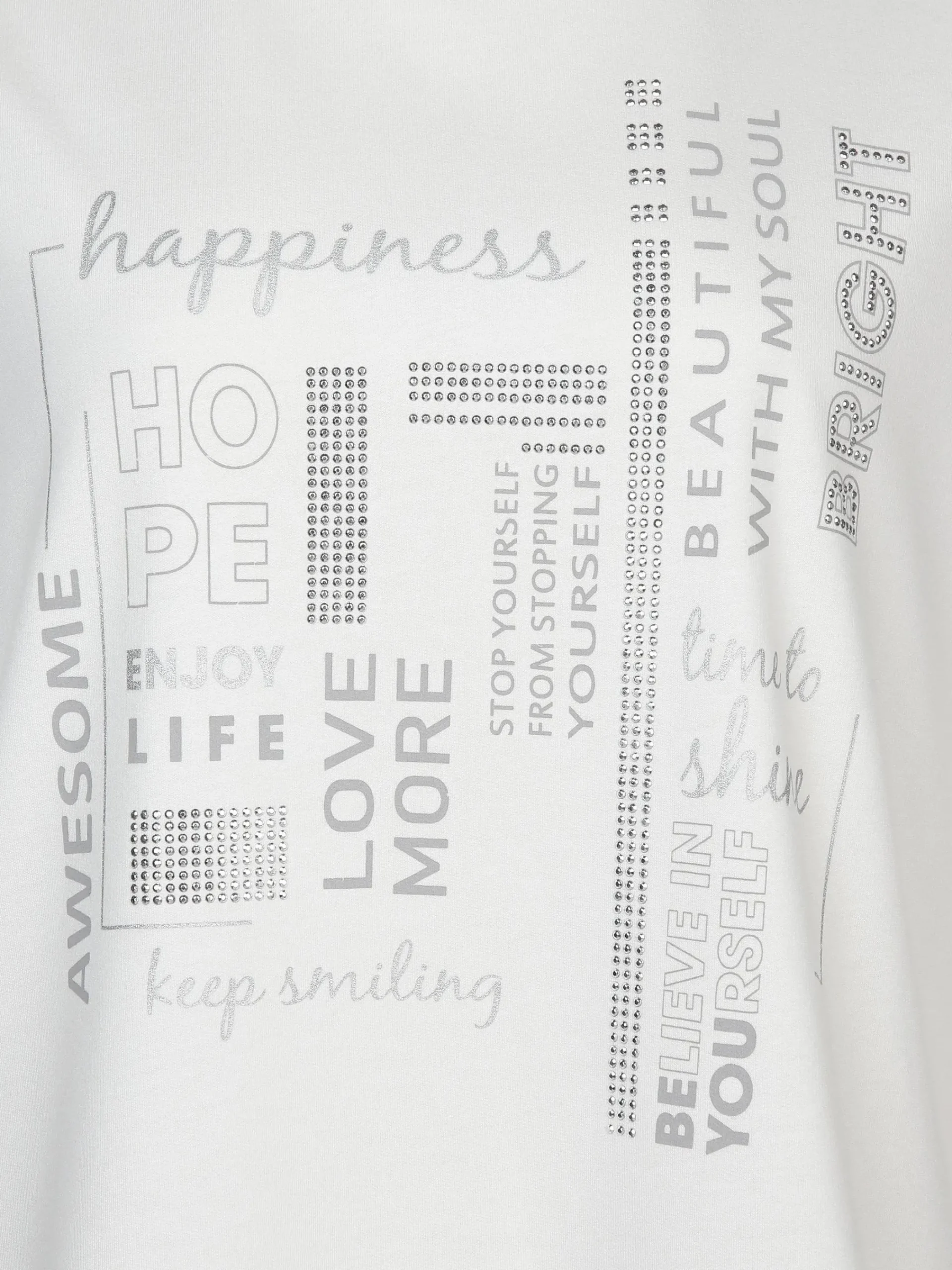 Damen Sonja Blank Große Größen Sweatshirt mit Druck