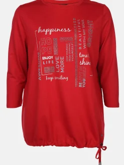 Damen Sonja Blank Große Größen Sweatshirt mit Druck