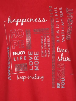 Damen Sonja Blank Große Größen Sweatshirt mit Druck