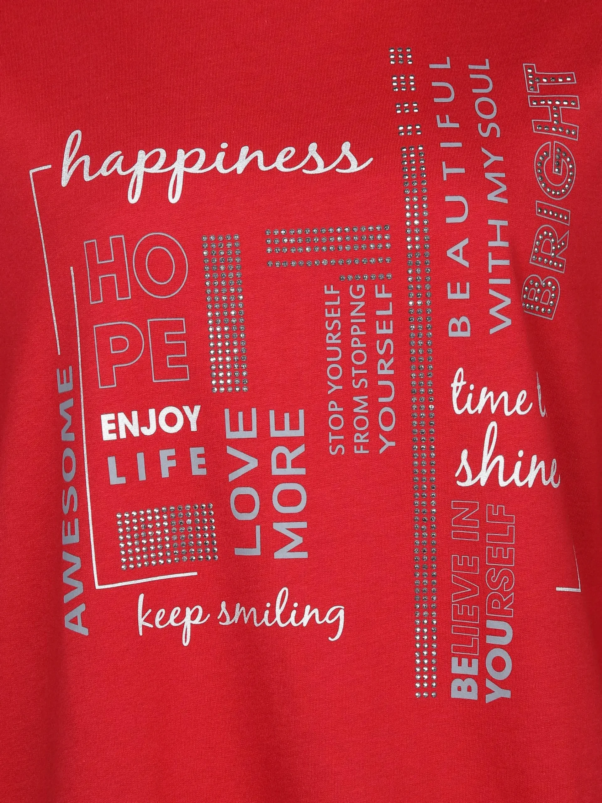 Damen Sonja Blank Große Größen Sweatshirt mit Druck