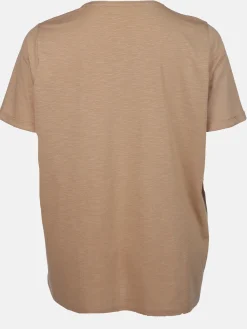 Damen Sonja Blank Große Größen T-Shirt mit Strasssteinchen