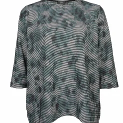 Damen Sonja Blank Große Großen Sweatshirt mit 3/4 Arm