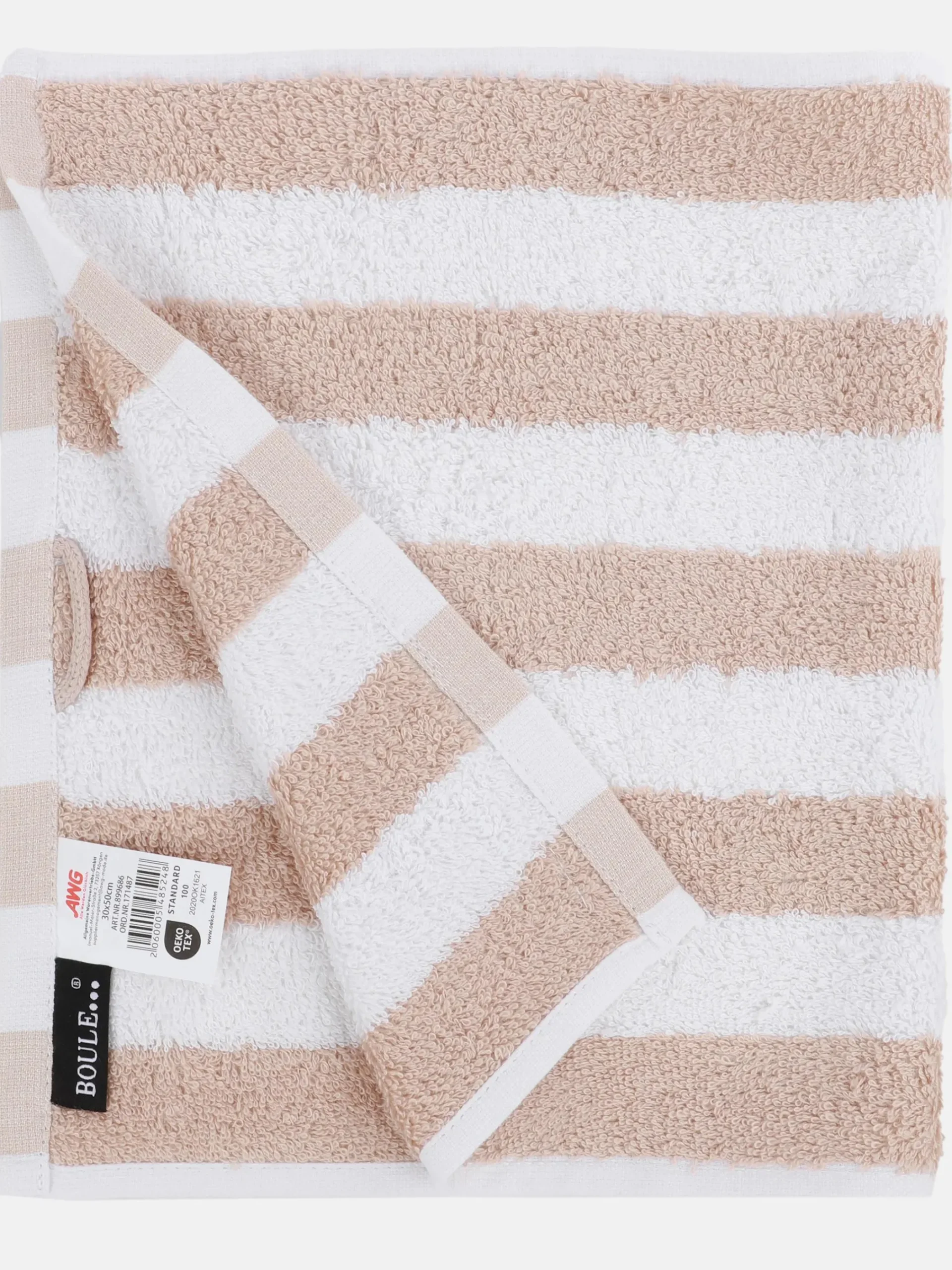 Boule Gästetuch mit Streifen, 30x50cm