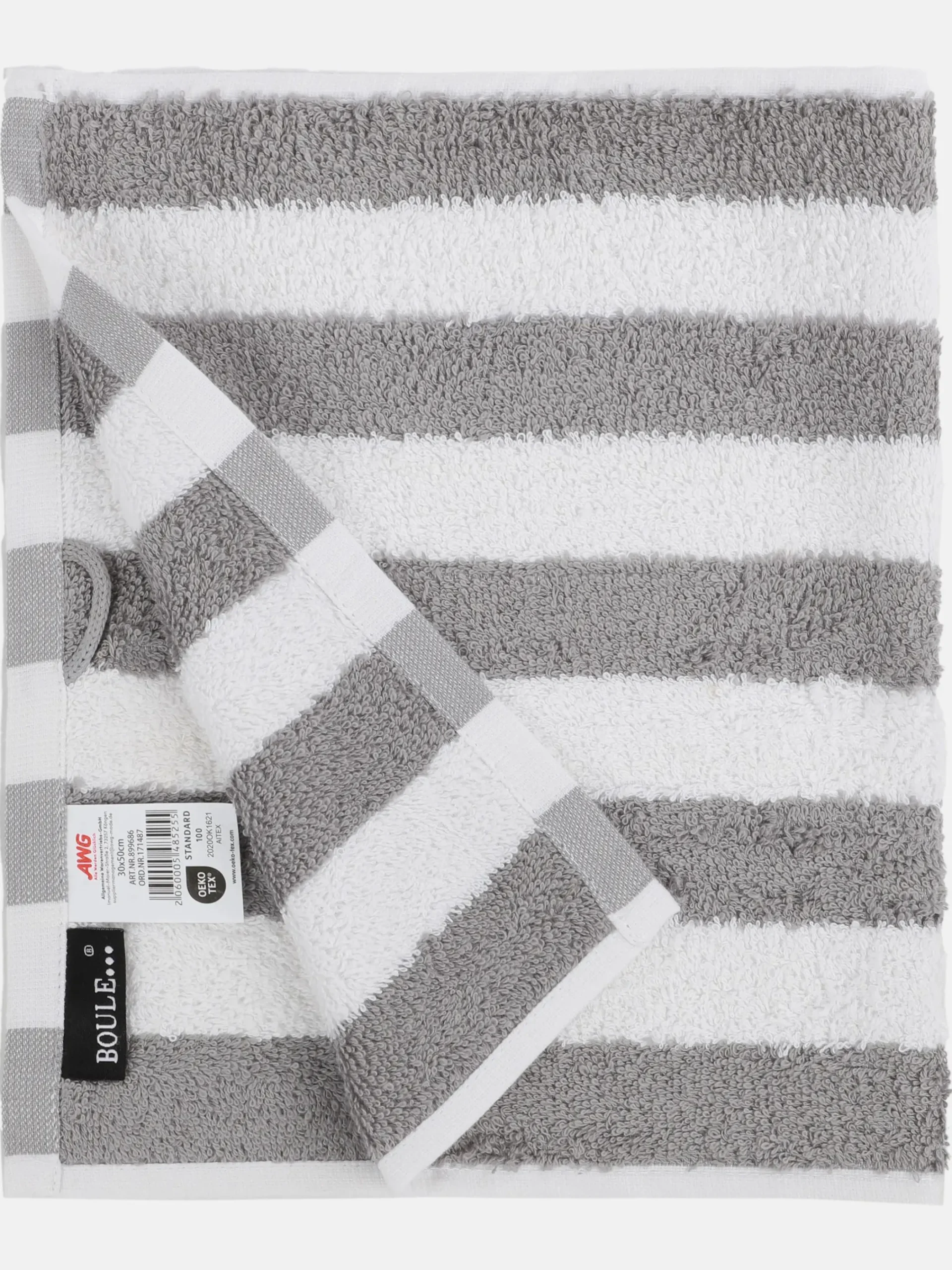 Boule Gästetuch mit Streifen, 30x50cm