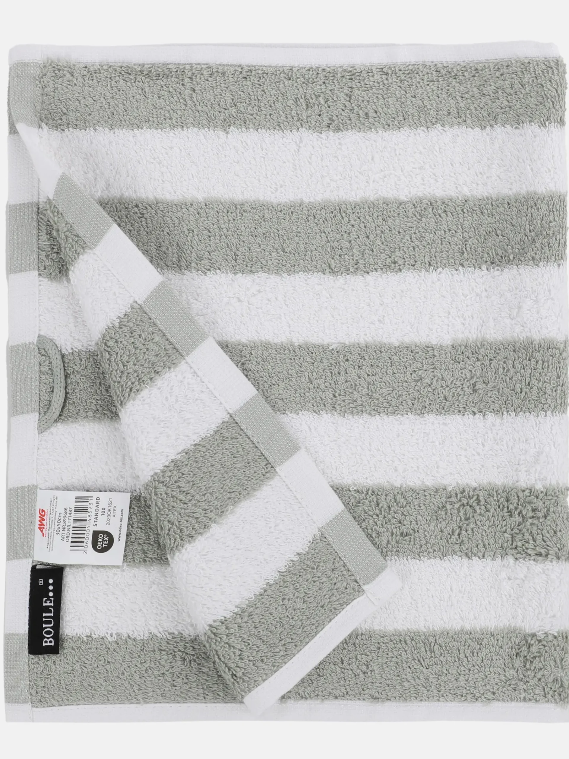 Boule Gästetuch mit Streifen, 30x50cm