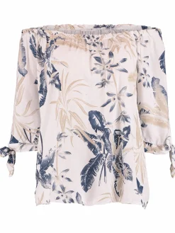 Damen Hailys 3/4 V TP LO44TTY Carmenbluse