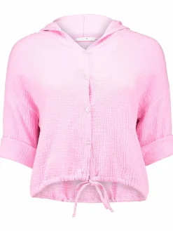 Damen Hailys MA44DDY Musselinbluse mit Kapuze