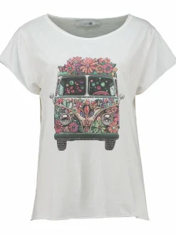 Damen Hailys SS C TP LOVE YOU T-Shirt