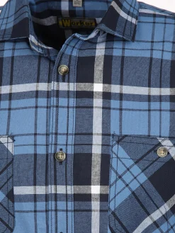 Herren Worker Herren Arbeitshemd mit zwei aufgesetzten Taschen