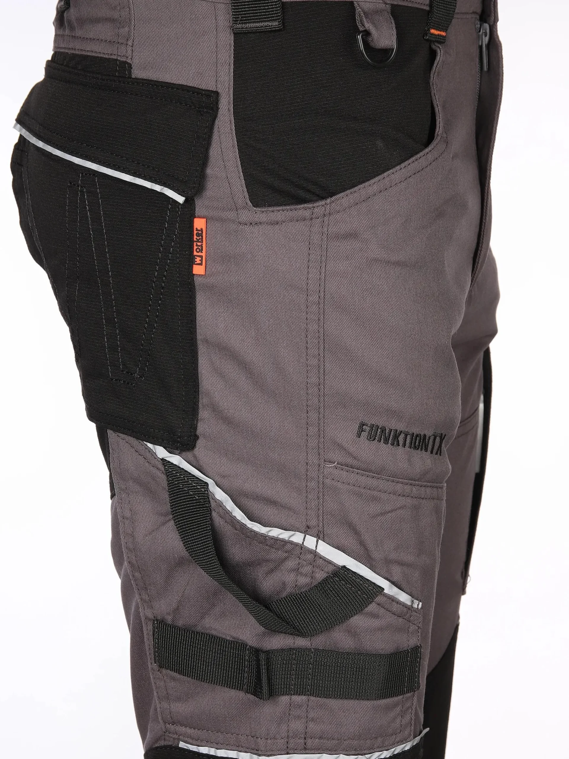 Herren Worker Herren Arbeitshose High Stretch mit vielen Details