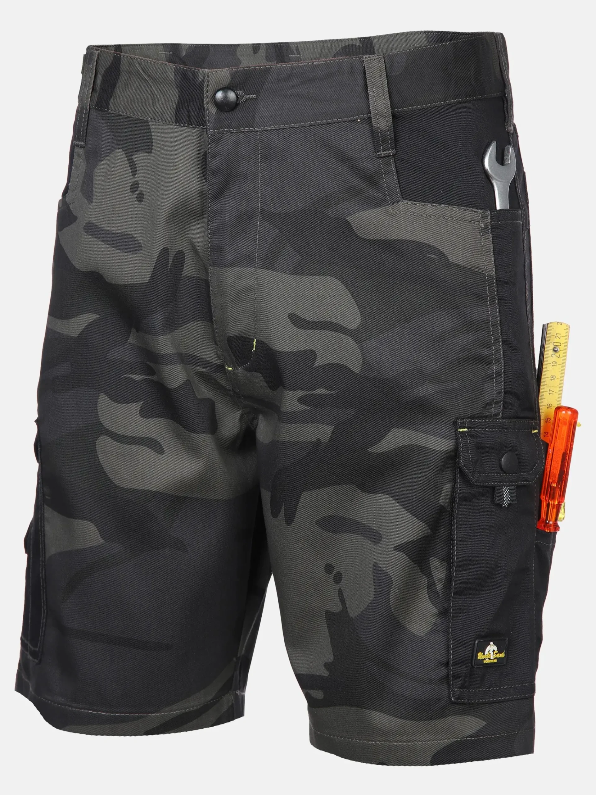 Herren Uncle Sam Herren Arbeitsshorts im Camouflage Style
