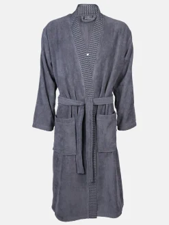 Jim Spencer Herren Bademantel in Kimonoform