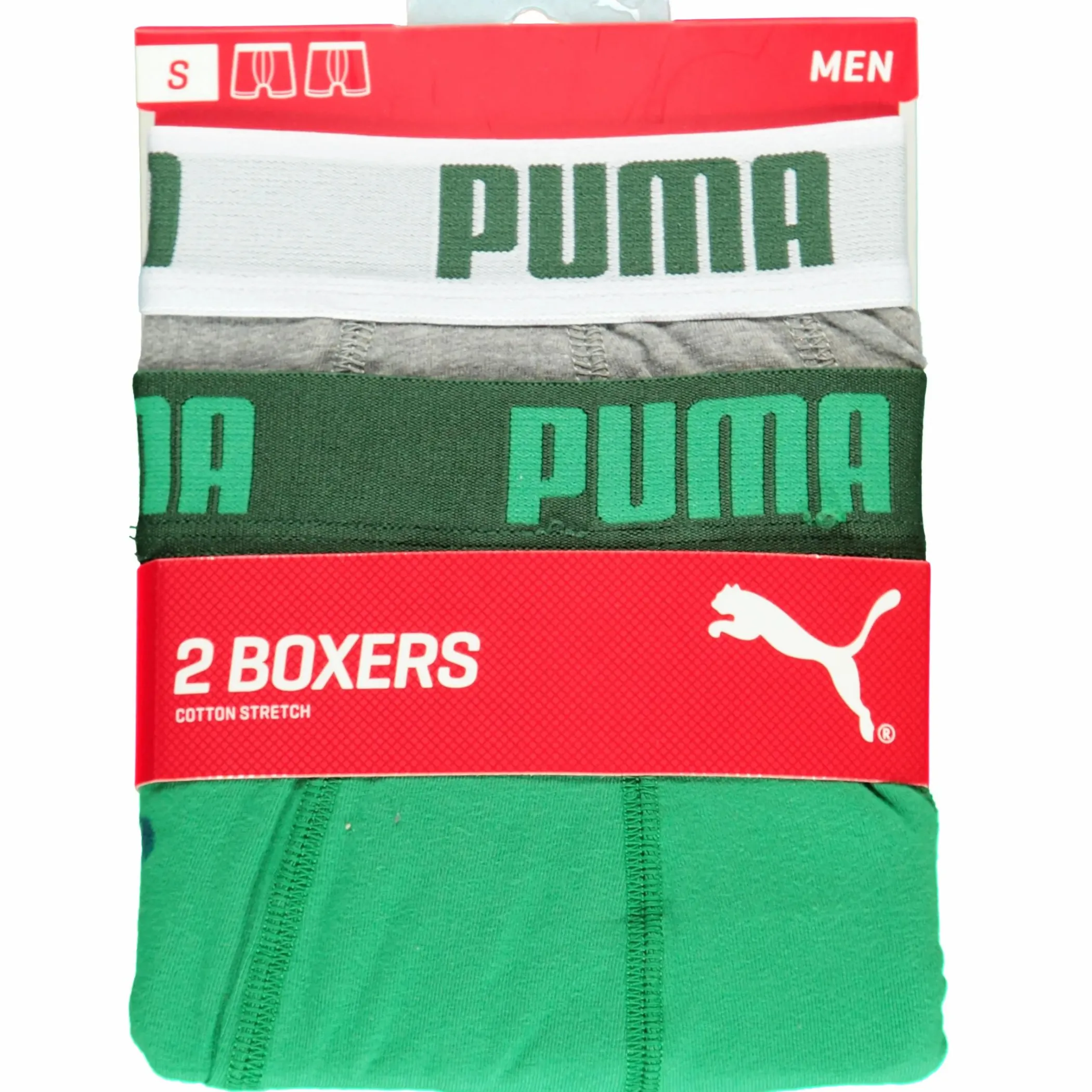 Herren Puma Herren Basic Boxershorts im 2er Pack