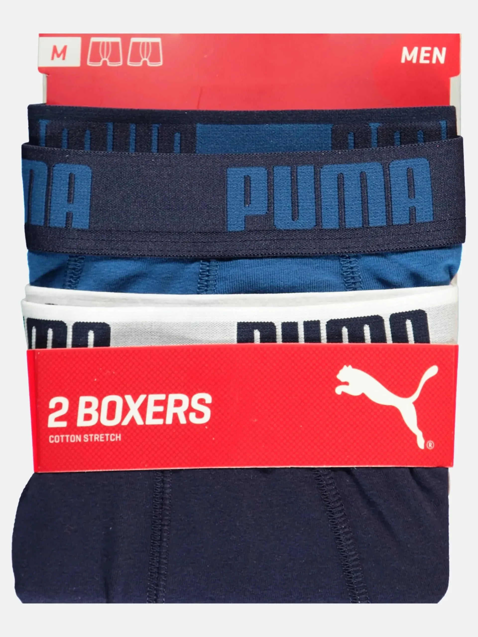 Herren Puma Herren Basic Boxershorts im 2er Pack