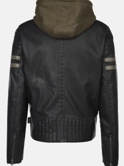 Herren Southern Territory Herren Bikerjacke 2in1 mit Kapuze