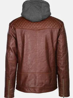 Herren Southern Territory Herren Bikerjacke 2in1 mit Kapuze