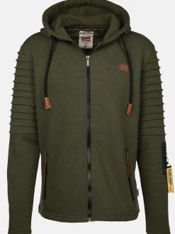 Herren Southern Territory Herren Bikersweatjacke mit Kapuze