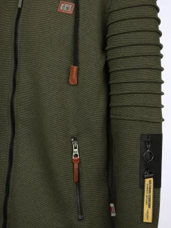 Herren Southern Territory Herren Bikersweatjacke mit Kapuze