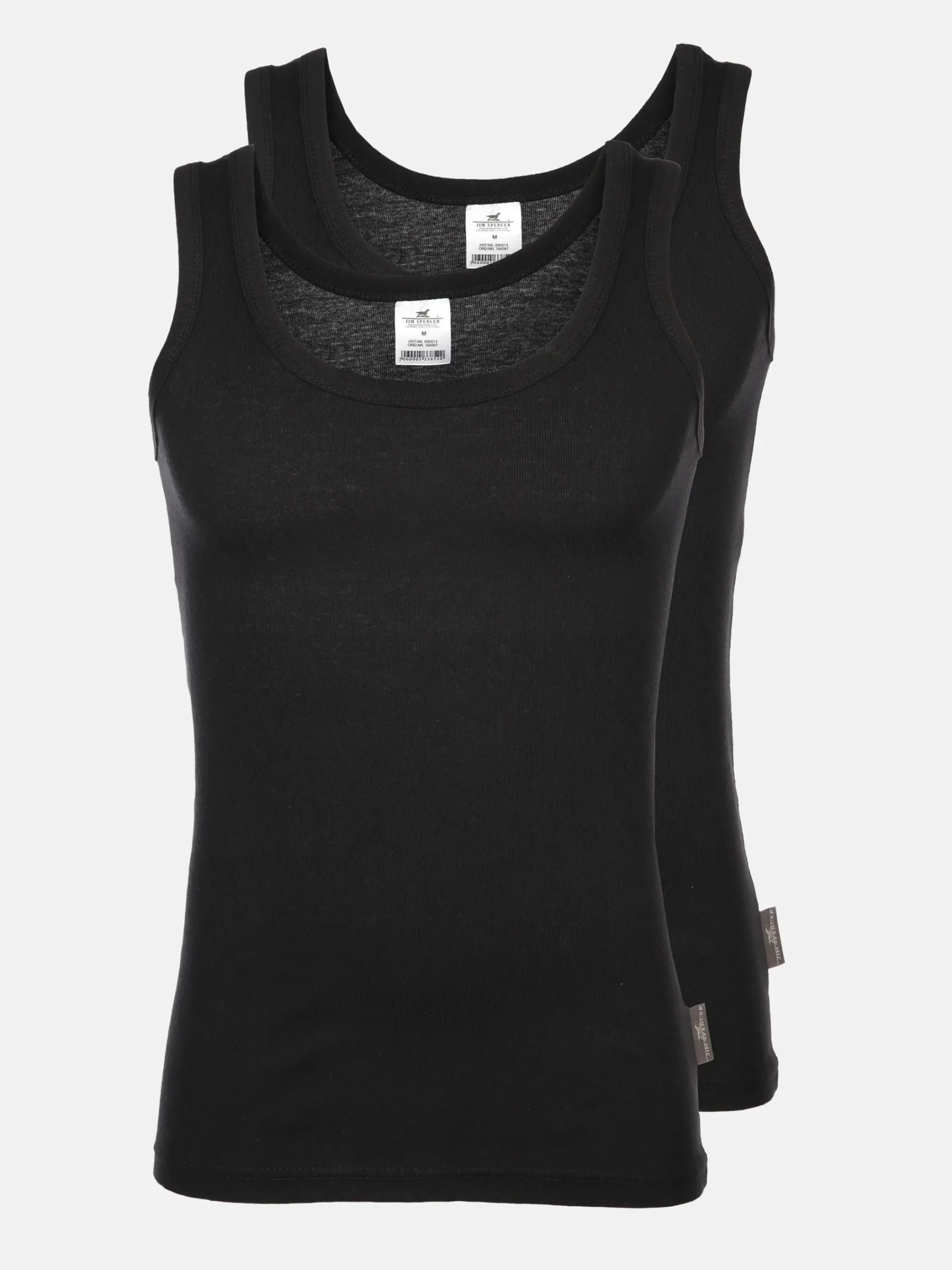 Herren Jim Spencer Herren Bio Unterhemd im 2er Pack