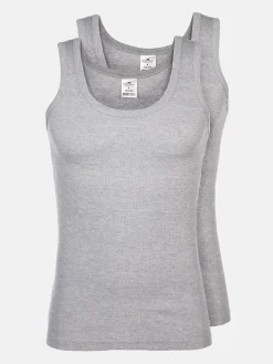 Herren Jim Spencer Herren Bio Unterhemd im 2er Pack