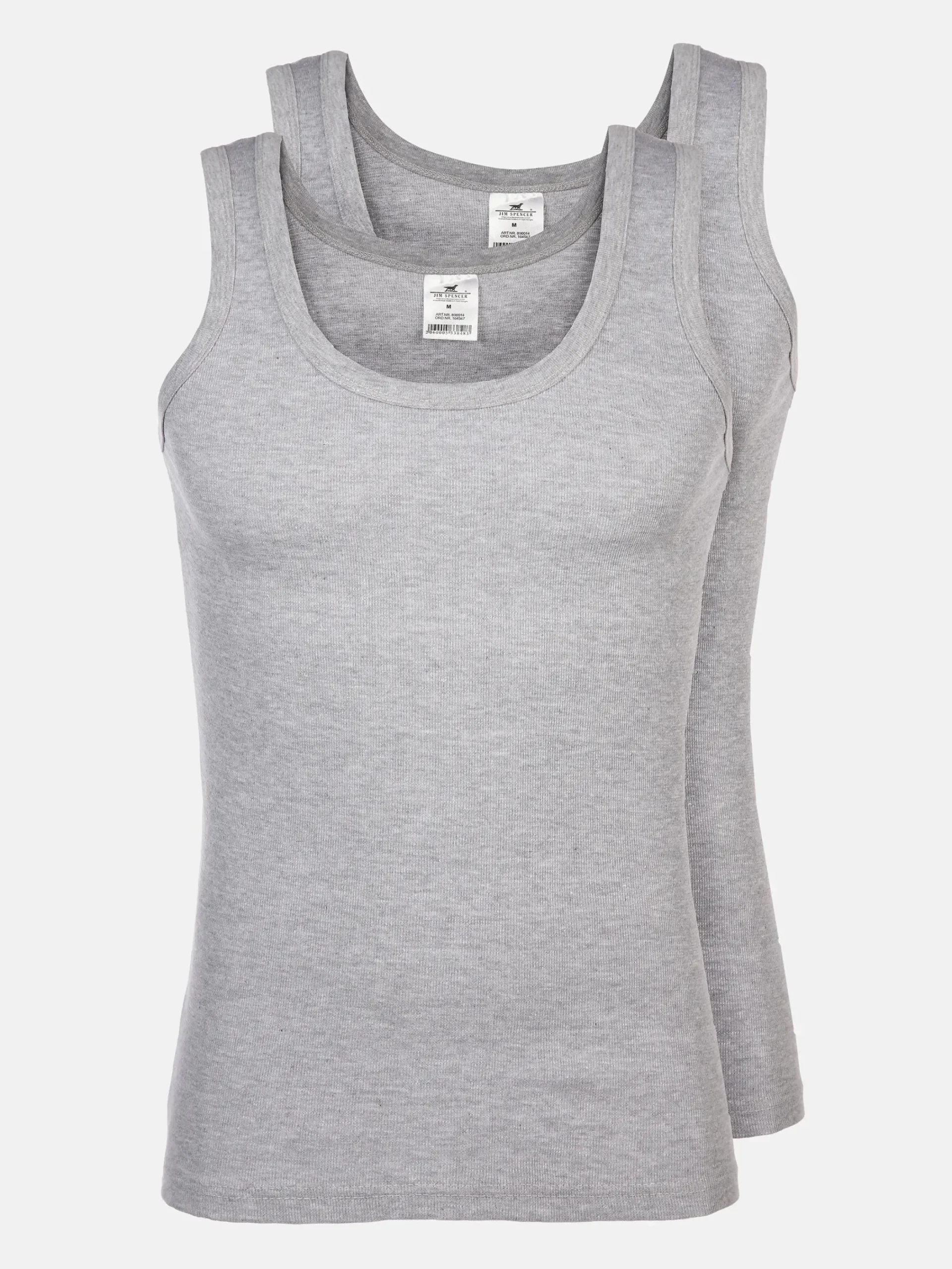 Herren Jim Spencer Herren Bio Unterhemd im 2er Pack