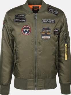 Herren Southern Territory Herren Bomberblouson mit vielen Patches