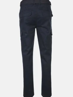 Herren Jim Spencer Herren Cargohose mit Flechtgürtel
