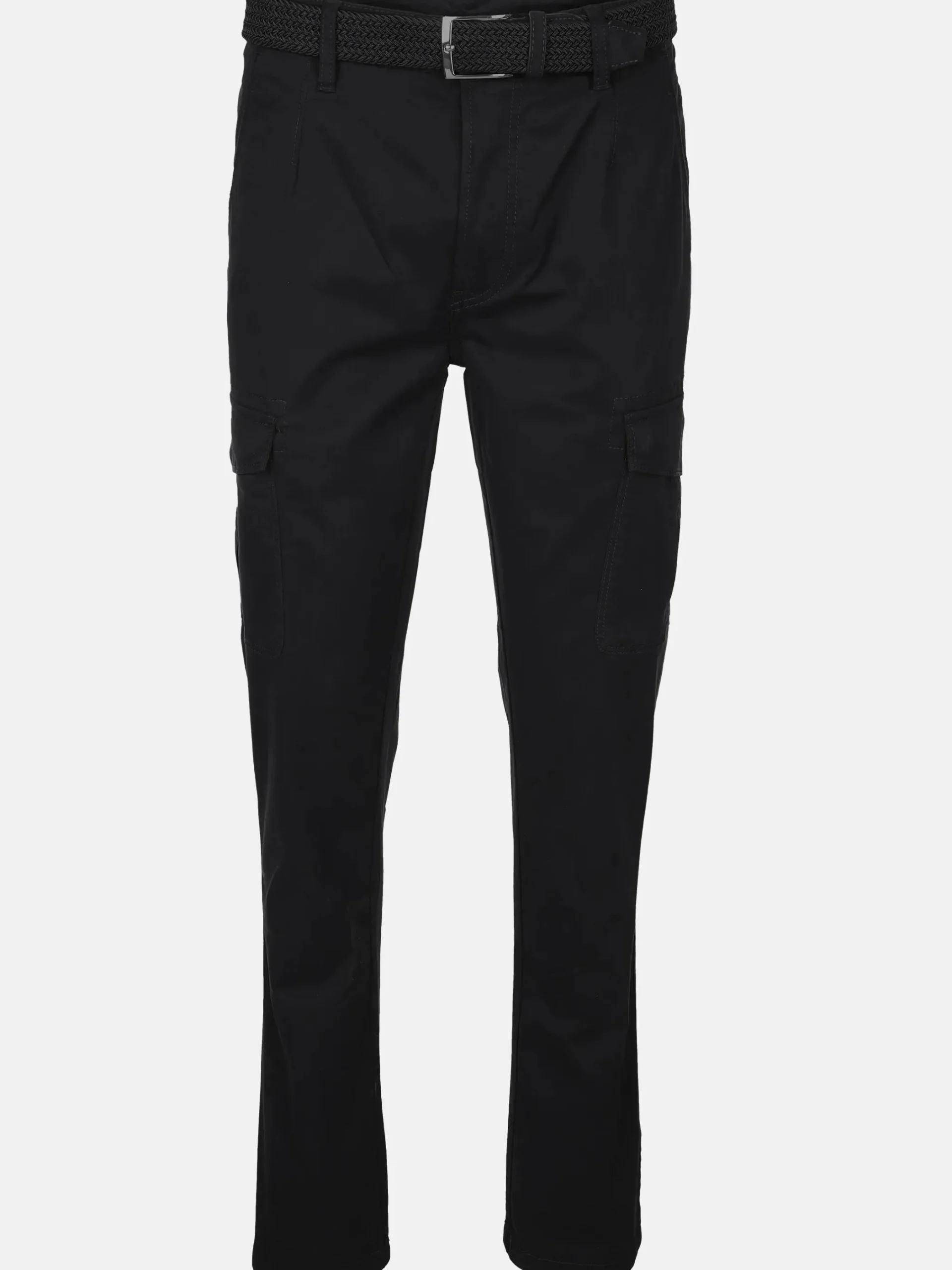 Herren Jim Spencer Herren Cargohose mit Flechtgürtel