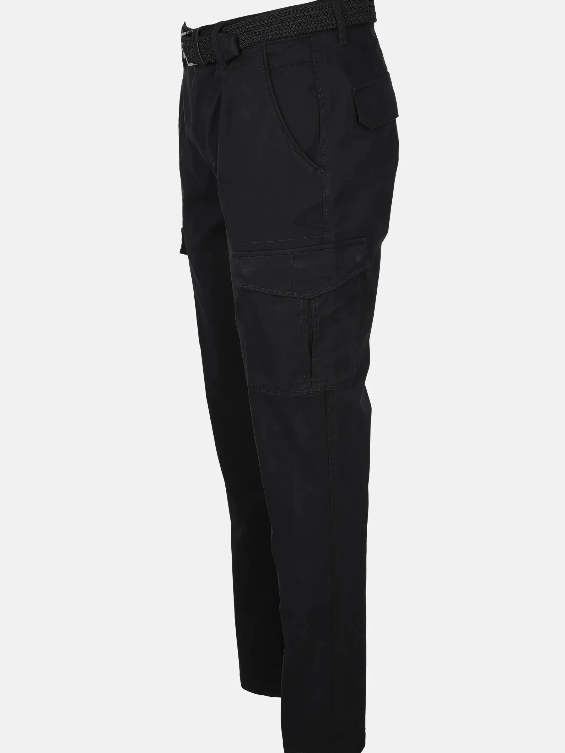 Herren Jim Spencer Herren Cargohose mit Flechtgürtel