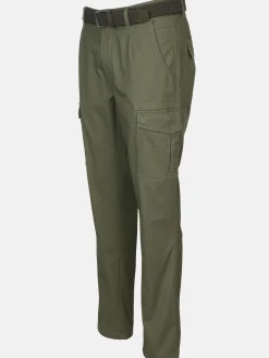 Herren Jim Spencer Herren Cargohose mit Flechtgürtel